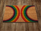 Couple Rainbow Door Mat, Rainbow Coir Door Mats, Couple Funny Rainbow Doormat, Welcome Rainbow Outdoor Mat