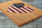 USA Flag Hearth, Patriotic  Door Mats, Funny Doormat, USA Flag Welcome Mats, US Flag Coir Doormat