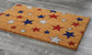 Welcome Falling Stars Doormat, USA Flag Stars Mat, Patriotic Door Mats, Funny Doormat, Patriotic Flag Welcome Mats, US Flag Coir Doormat