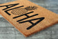 Aloha Pineapple Sumer Doormat, Aloha Welcome Doormats, Aloha Doormats, Aloha Mats, Welcome Aloha Funny Door Mats