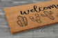 Welcome Cactus Mat, Welcome Cactus Coir Doormats, Cactus Doormats, Cactus Coir Mats, Welcome Funny Cactus Door Mats