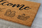 Welcome Cactus Mat, Welcome Coir Doormats, Cactus Doormats, Funny Cactus Coir Mats, Welcome Funny Cactus Door Mats