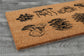 Mushroom Door Mats, Hello Mushrooms Welcome Coir Door Mats, Mushroom Funny Doormat, Hello Outdoor Coir Mat