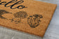 Hello Mushroom Doormat, Welcome Door Mats, Mushrooms Coir Door Mats, Mushroom Welcome Funny Hello Doormat, Mushrooms Outdoor Coir Mat