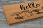 Hello Mushroom Doormat, Welcome Door Mats, Mushrooms Coir Door Mats, Mushroom Welcome Funny Hello Doormat, Mushrooms Outdoor Coir Mat