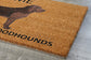 Bloodhounds Door Mat, Welcome Bloodhounds Door Mats, Hope You Like Bloodhounds Coir Door Mats, Bloodhounds Outdoor Coir Mat