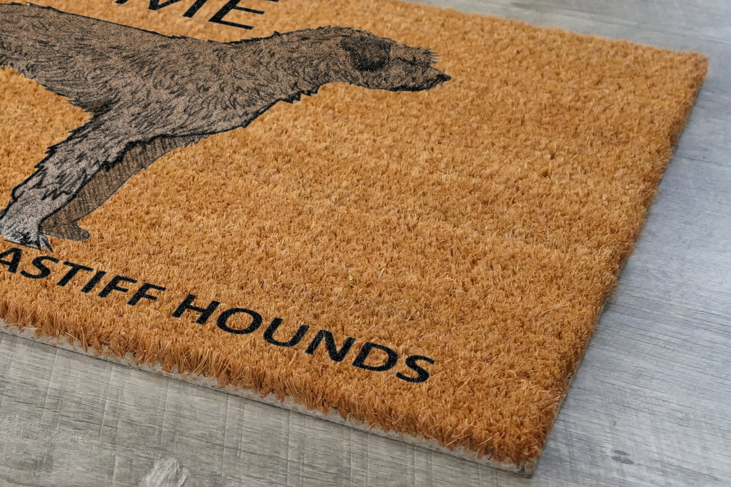 Irish Mastiff Hounds Door Mat, Welcome Irish Mastiff Hounds Door Mats, Hope You Like Irish Mastiff Hounds Coir Door Mats, Outdoor Coir Mat