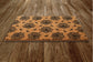 Wild Flowers Door Mat, Flowers Pattern Welcome Coir Door Mats, Funny Doormat, Welcome Outdoor Mat