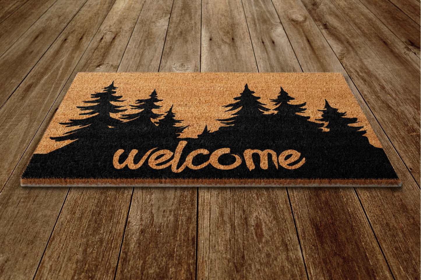 Welcome to Forest Door Mat, Forest  Welcome Coir Door Mats, Funny Doormat, Welcome Outdoor Mat