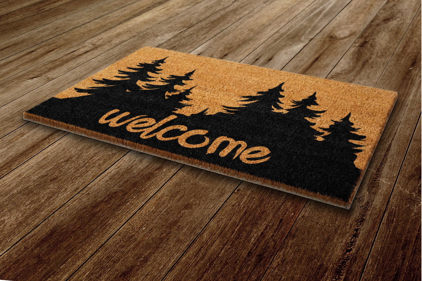 Welcome to Forest Door Mat, Forest  Welcome Coir Door Mats, Funny Doormat, Welcome Outdoor Mat