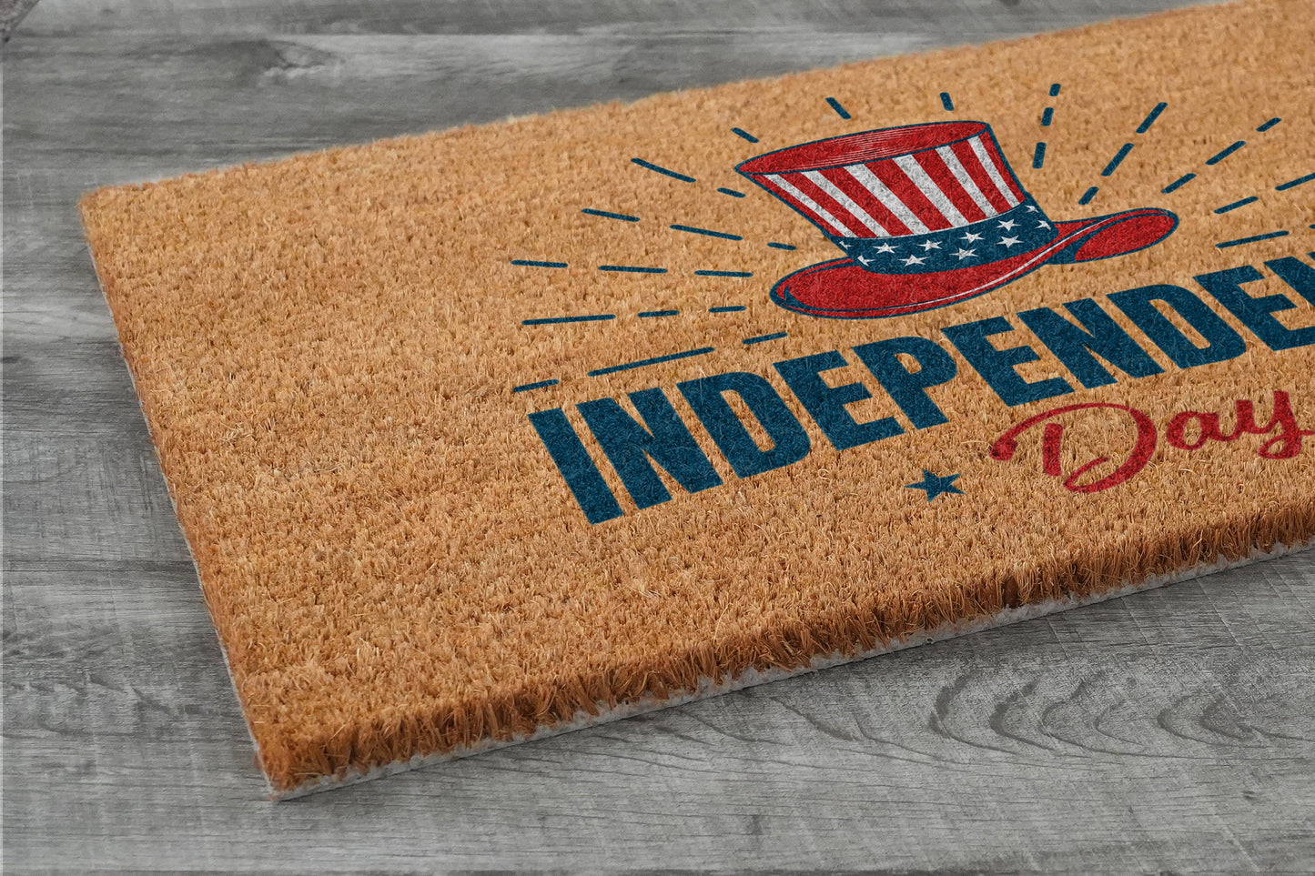 Independence Day Mat, USA Flag Door Mat, Patriotic Door Mats, Funny Doormat, Welcome Mats
