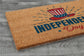 Independence Day Mat, USA Flag Door Mat, Patriotic Door Mats, Funny Doormat, Welcome Mats