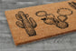 Dessert Cactus Doormat, Welcome Doormats, Cactuses Doormats, Cactus Coir Mats, Welcome Funny Door Mats