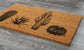 Cactus Welcome Doormat, Welcome Cactus Doormats, Cactuses Doormats, Cactus Coir Mats, Welcome Cactus Funny Door Mats
