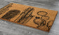 Cactus Close Up Doormat, Welcome Cactuses Doormats, Cactus Doormats, Cactus Coir Mats, Welcome Funny Cactus Door Mats