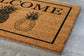 Welcome Pineapples Door Mat, Pineapples Welcome Pineapple Coir Door Mats, Pineapple Funny Doormat, Welcome Outdoor Mat