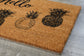 Hello Pineapples Door Mat, Pineapples Welcome Coir Door Mats, Pineapple Funny Doormat, Hello Pineapple Outdoor Mat
