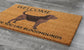 Bloodhounds Door Mat, Welcome Bloodhounds Door Mats, Hope You Like Bloodhounds Coir Door Mats, Bloodhounds Outdoor Coir Mat