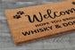 Whisky and Dog Treats Door Mat, Hope You Brought Whisky and Dog Treats Door Mats, Funny Whisky and Dog Treats Doormat, Welcome Mats