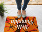 Fall Hello Pumpkin, Pumpkins Coir Door Mat, Welcome Mat, Front Door Mat, Outdoor Mats, Funny Doormat, Fall Decor Welcome Mats, Coir Mats