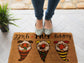 Happy Fall Y'all, Gnome Coir Door Mat, Welcome Mat, Front Door Mat, Outdoor Mats, Funny Doormat, Fall Welcome Mats, Coir Mats
