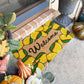 Fall Welcome Lemons Pumpkins Coir Door Mat, Welcome Mat, Front Door Mat, Outdoor Mats, Funny Doormat, Fall Welcome Mats, Coir Mats