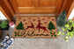 Christmas Welcome Reindeers, Christmas Snow Coir Door Mat, Front Door Mat, Outdoor Mats, Funny Doormat, Welcome Mats, Coir Mats