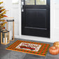 Fall Happy Harvest Plaid Mat, Coir Door Mat, Welcome Mat, Front Door Mat, Outdoor Mats, Funny Doormat, Plaid Fall Welcome Mats, Coir Mats