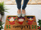 Christmas Welcome Gnomes, Christmas Snow Coir Door Mat, Front Door Mat, Outdoor Mats, Funny Doormat, Welcome Mats, Coir Mats