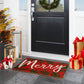 Christmas Merry Pine Leafs, Christmas Snow Coir Door Mat, Front Door Mat, Outdoor Mats, Funny Doormat, Welcome Mats, Coir Mats