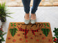 Christmas Welcome Reindeers, Christmas Snow Coir Door Mat, Front Door Mat, Outdoor Mats, Funny Doormat, Welcome Mats, Coir Mats