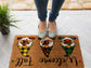 Fall Welcome Fall Gnomes Plaid Hats, Coir Door Mat, Welcome Mat, Front Door Mat, Outdoor Mats, Funny Doormat, Fall Welcome Mats, Coir Mats