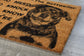 The Rottweiler Door Mat and The Doberman, We Know You ARE Here Rottweiler Dog Door Mats, Funny Doberman Doormat, Welcome Mats