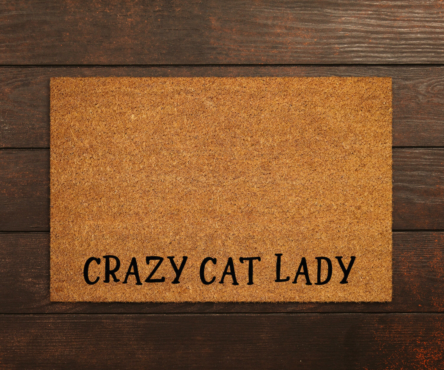 Welcome Doormats, Crazy Cat Lady Welcome Home Coir Doormat, Funny Home Coir Mats, Welcome Crazy Cat Lady Office Doormats