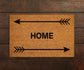 Home Arrow Doormats,  Welcome Doormat, Welcome Mats, Arrow Home Doormat, Arrow Door Mat, Home and Arrows Doormats,