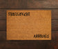 Departures and Arrivals Coir Doormat,  Departures Door Mat, Departures Doormats, Arrivals Welcome  Mat, Funny Doormat, Welcome Mats