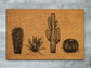 Cactus Welcome Doormat, Welcome Cactus Doormats, Cactuses Doormats, Cactus Coir Mats, Welcome Cactus Funny Door Mats