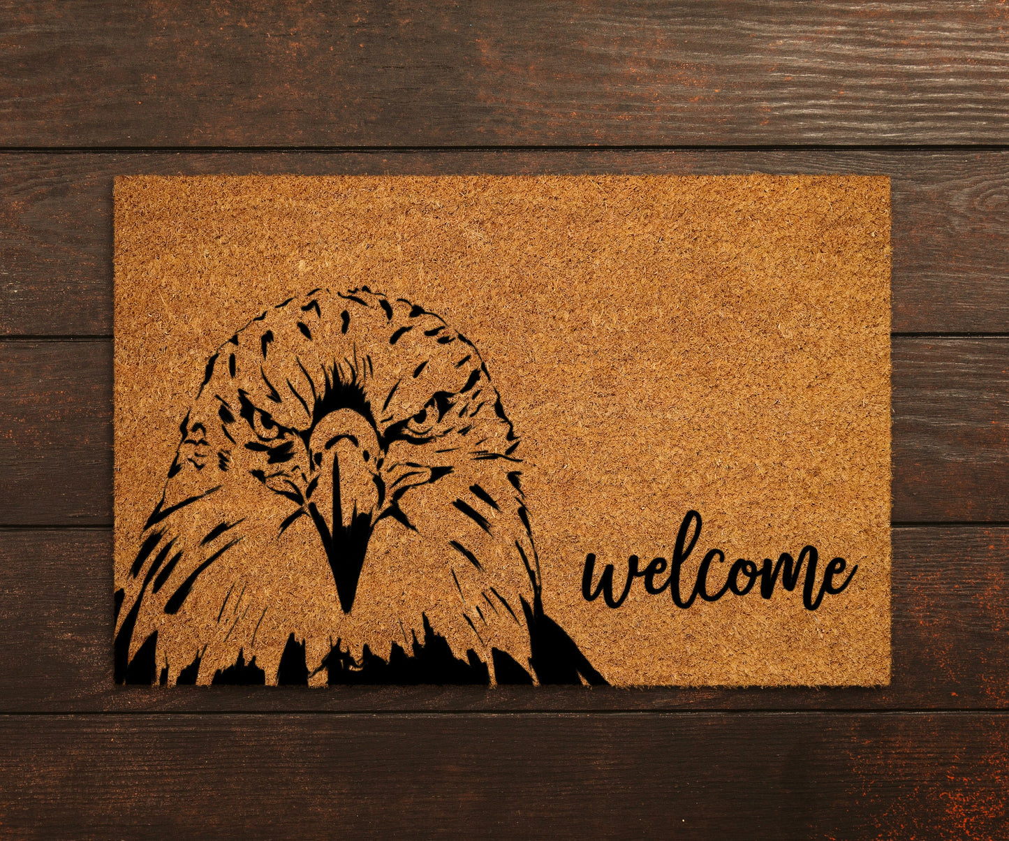 Welcome Eagle Doormats, Eagle Doormat, Eagle Welcome Doormat, Eagle Welcome Doormats, American Eagle Doormats, Housewarming Funny Doormats