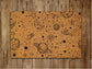 Space to Earth  Door Mat, Space Pattern Welcome Coir Door Mats, Funny Doormat, Welcome Outdoor Mat