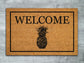 Welcome Pineapple Door Mat, All Mushrooms Welcome Pineapple Coir Door Mats, Pineapple Funny Doormat, Welcome Outdoor Mat