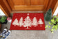 Christmas Pine Tree, Christmas Snow Coir Door Mat, Front Door Mat, Outdoor Mats, Funny Doormat, Welcome Mats, Coir Mats