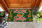 Christmas Welcome Santa Elf, Christmas Snow Coir Door Mat, Front Door Mat, Outdoor Mats, Funny Doormat, Welcome Mats, Coir Mats
