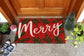 Christmas Merry Pine Leafs, Christmas Snow Coir Door Mat, Front Door Mat, Outdoor Mats, Funny Doormat, Welcome Mats, Coir Mats