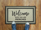 Frenchies Doormat, Frenchie Funny Dogs Door Mat, French Bulldogs Doormats, Funny Frenches  Rubber Mat, Welcome Frenchie Mat