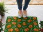Gingerbreads and Peppermints, Christmas Snow Coir Door Mat, Front Door Mat, Outdoor Mats, Funny Doormat, Welcome Mats, Coir Mats