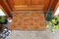Gingerbread and Peppermints, Christmas Snow Coir Door Mat, Front Door Mat, Outdoor Mats, Gingerbread and Peppermints, Funny Coir Doormat