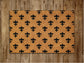 Fleur de Lis Door Mat, Vertical Stripes Door Mats, Funny Doormat, Welcome Outdoor Coir Mats Gift Doormat Housewarming Gift