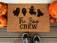 Halloween The Boo Crew Funny Doormat, Coir Door Mat, Welcome Witches Mat, Front Door Mat, Outdoor Mats, Funny Doormat, Fall Welcome Coir Mat