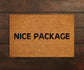 Nice Package Doormat, Nice Package Mat, Nice Package Doormat, Welcome  Doormats, Funny Nice Package Mat