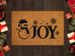 Christmas Joy Doormat, Christmas Joy Coir Door Mat, Front Door Mat, Outdoor Mats, Funny Doormat, Welcome Mats, Coir Mats
